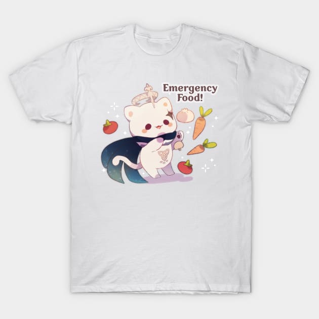 Paimon Emergency Food T-Shirt by Cremechii